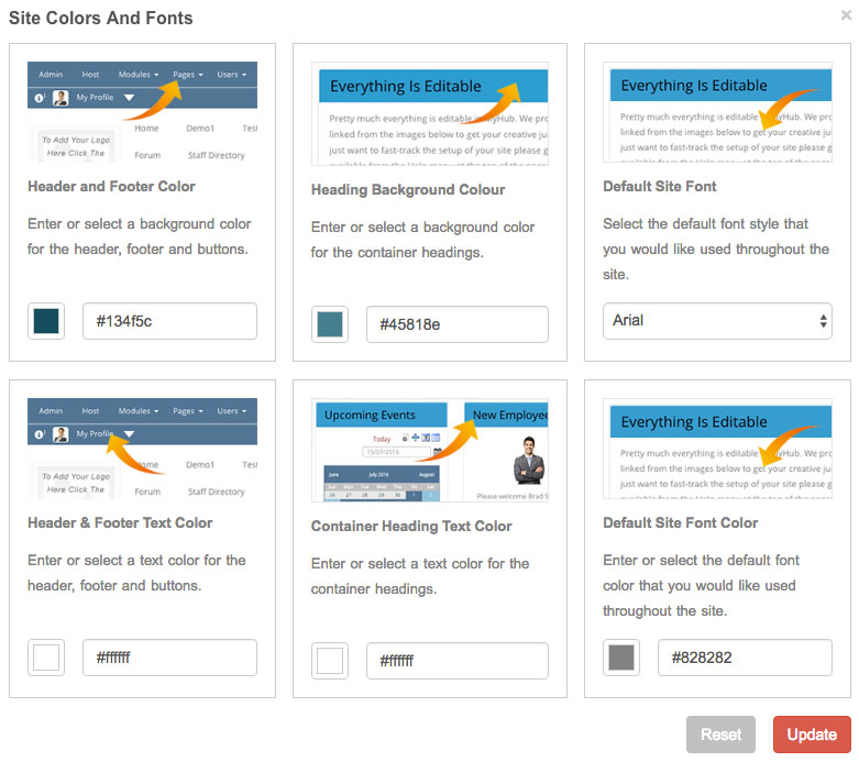 site-and-font-colours