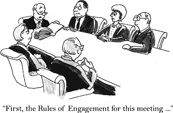 boardroom meeting chairing rules