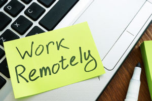 work remotely