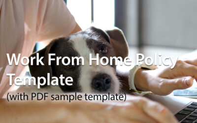 Work From Home Policy Template (with PDF sample template)