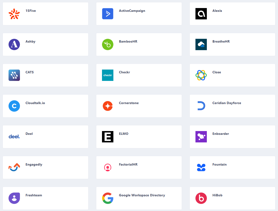 Integrations