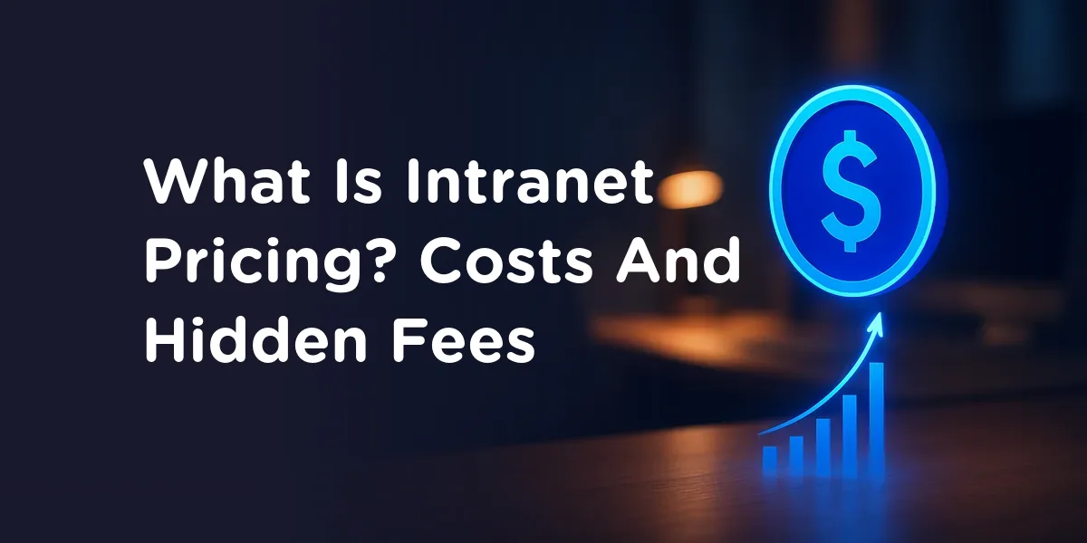 Intranet Pricing and Cost Guide: What You Should Really Expect to Pay Split the composition into two blended, illustrating Intranet Pricing and Cost Guide: What You Should Really Expect to Pay